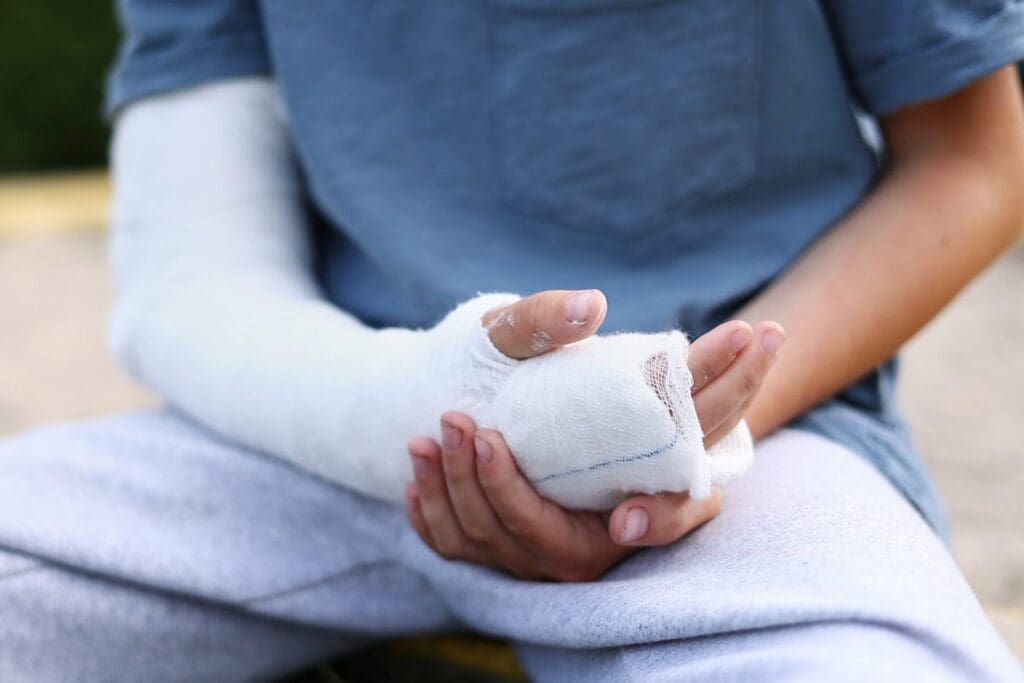 Minor personal hand injury